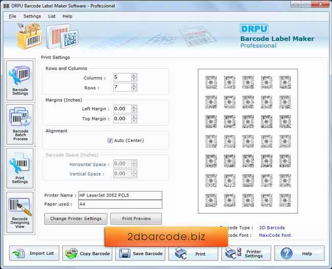 DataMatrix Barcode 7.3.0.1