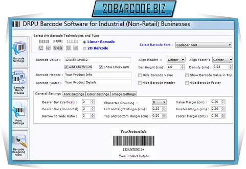 Warehousing Barcode Software screenshot