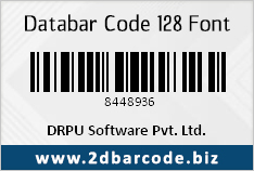 Databar Code 128 Font