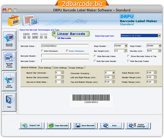 Barcode Maker Software - Mac