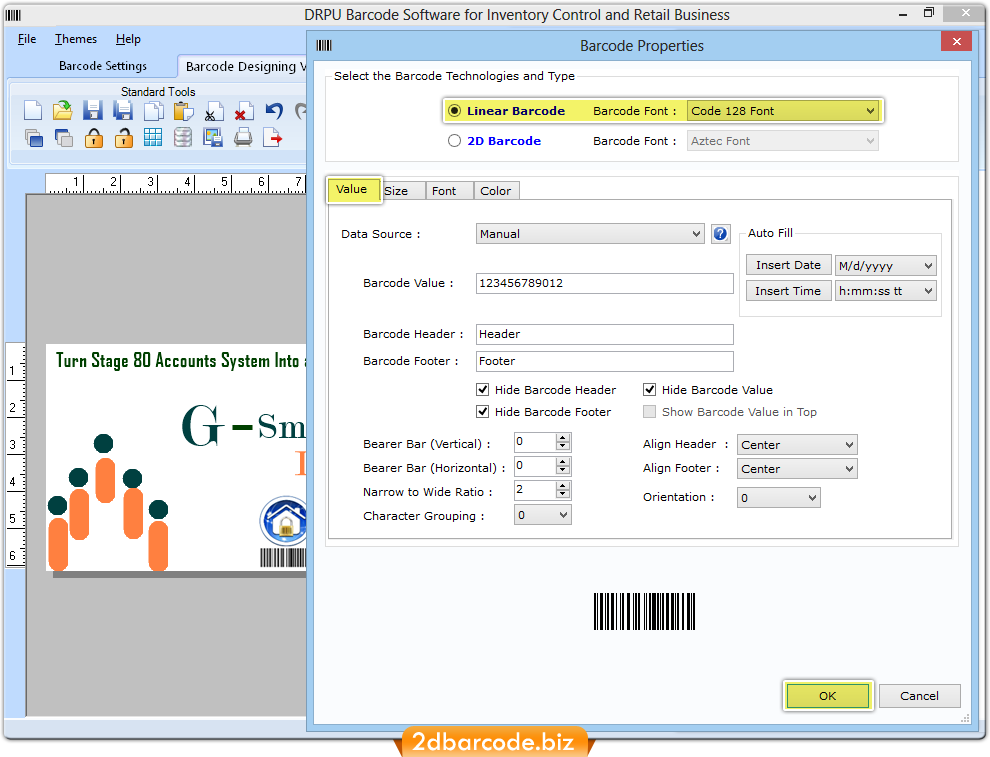 Barcode Properties Barcode Properties