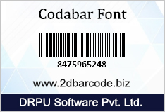 Codabar Font