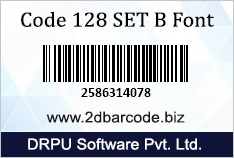 Code-128 Set B Font