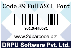 Code 39 Full ASCII Font