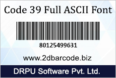 Code 39 Full ASCII Font