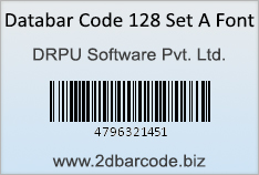 Databar Code 128 Set A Font