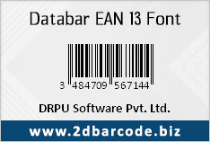 Databar EAN 13 Font