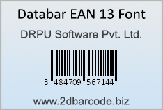 Databar EAN 13 Font