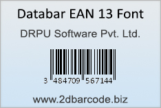 Databar EAN 13 Font