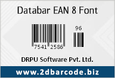 Databar EAN8 Font