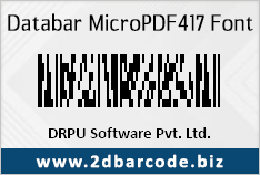 Databar MicroPDF417 Font