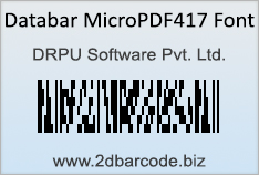 Databar MicroPDF417 Font