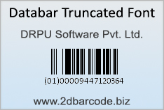 Databar Truncated Font