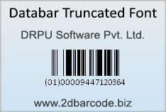 Databar Truncated Font