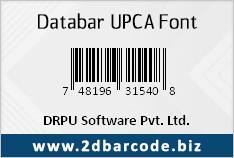 Databar UPCA Font