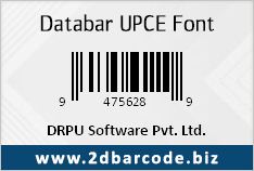 Databar UPCE Font