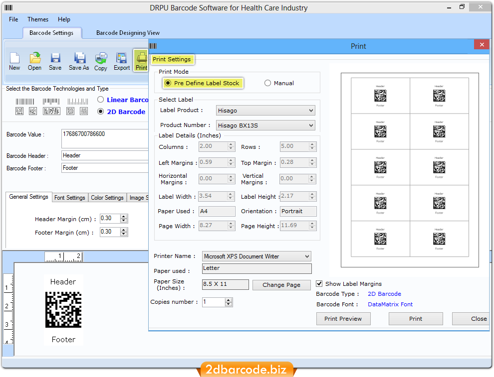 Print Barcode Labels Print Barcode Labels