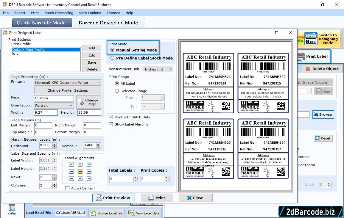 Print Settings