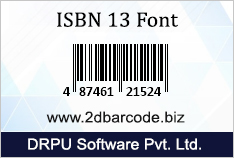 ISBN 13 Font