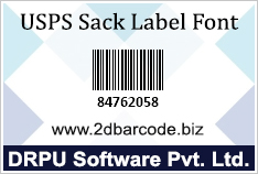 USPS Sack Label Font
